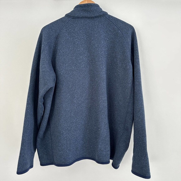 Patagonia Better Sweater Mens XL 1/4 Zip Fleece Jacket Pullover Blue Sweatshirt - Picture 3 of 7